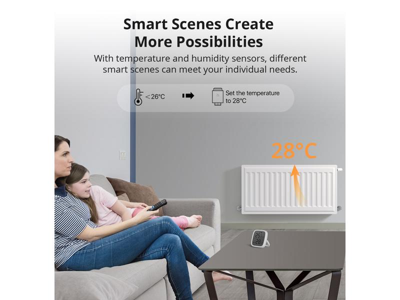 SONOFF Smarter Thermostat Radiator Zigbee Thermostatisches Ventil für Smart Zigbee Heizkörper
