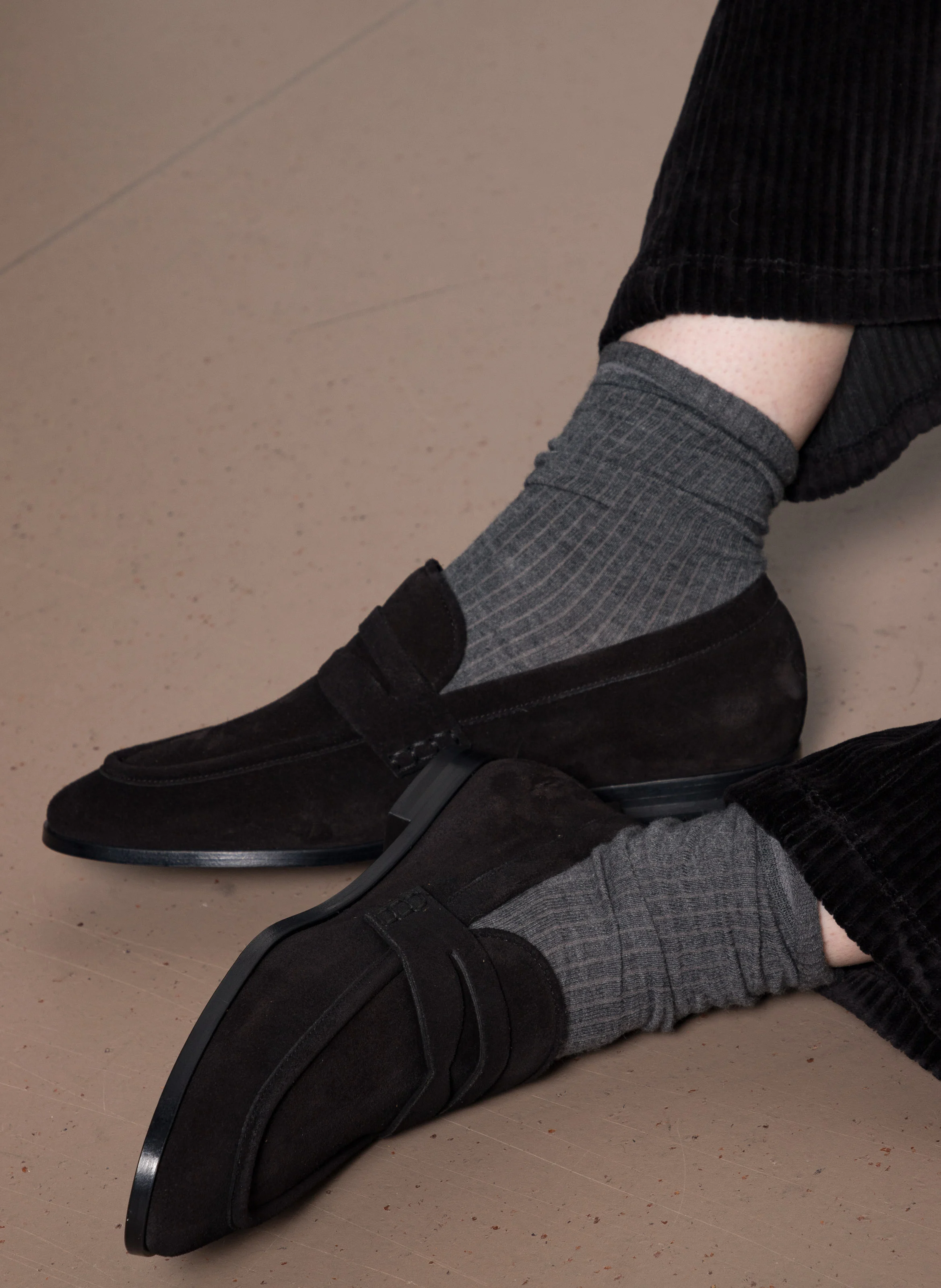 ANAIS - Mocassins en cuir | Noir