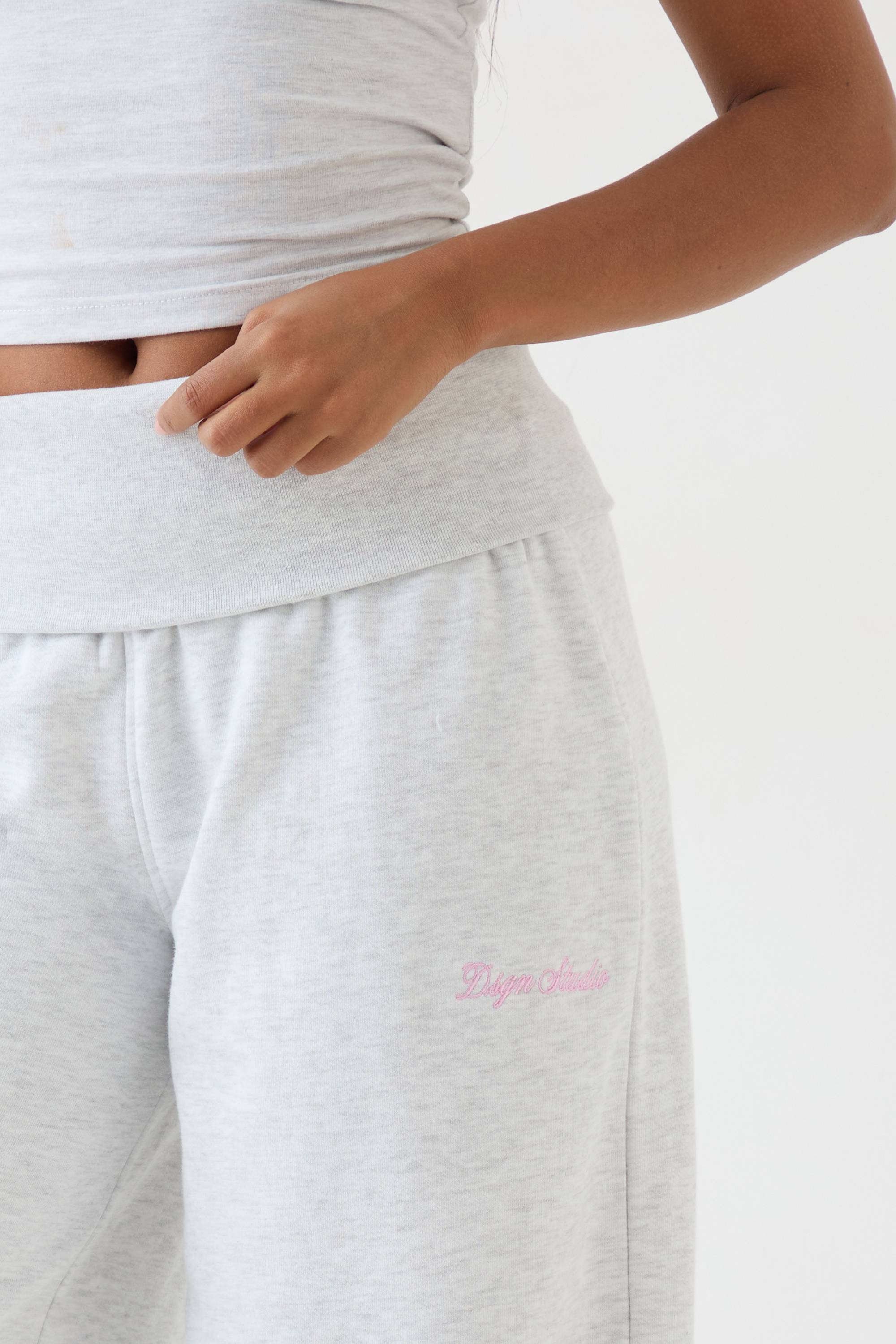 Jogging Dsgn Studio Taille Mi-haute Avec Ceinture Repliable Coupe Ample