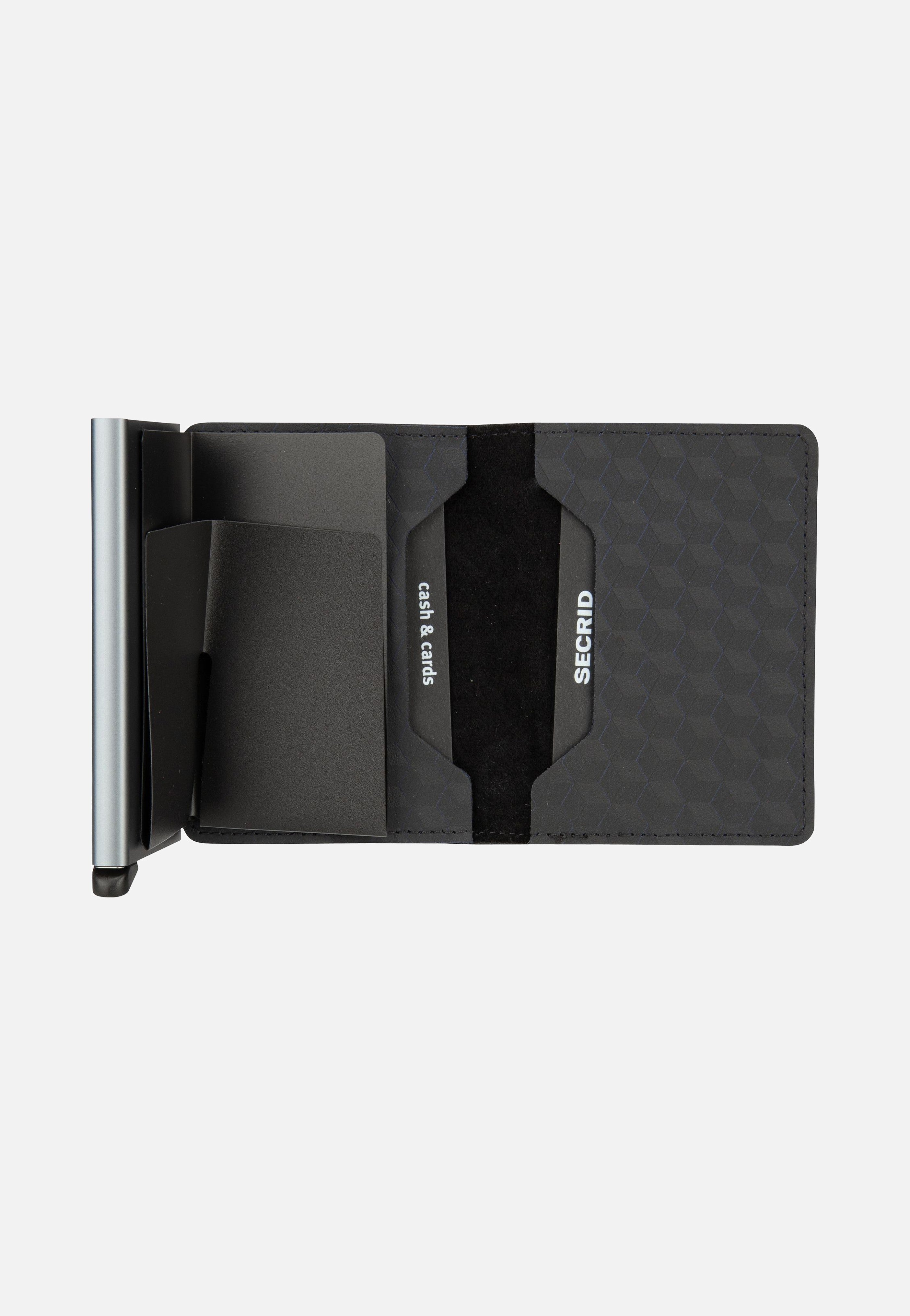 Slimwallet Optical Black-Titanium - Portemonnaie