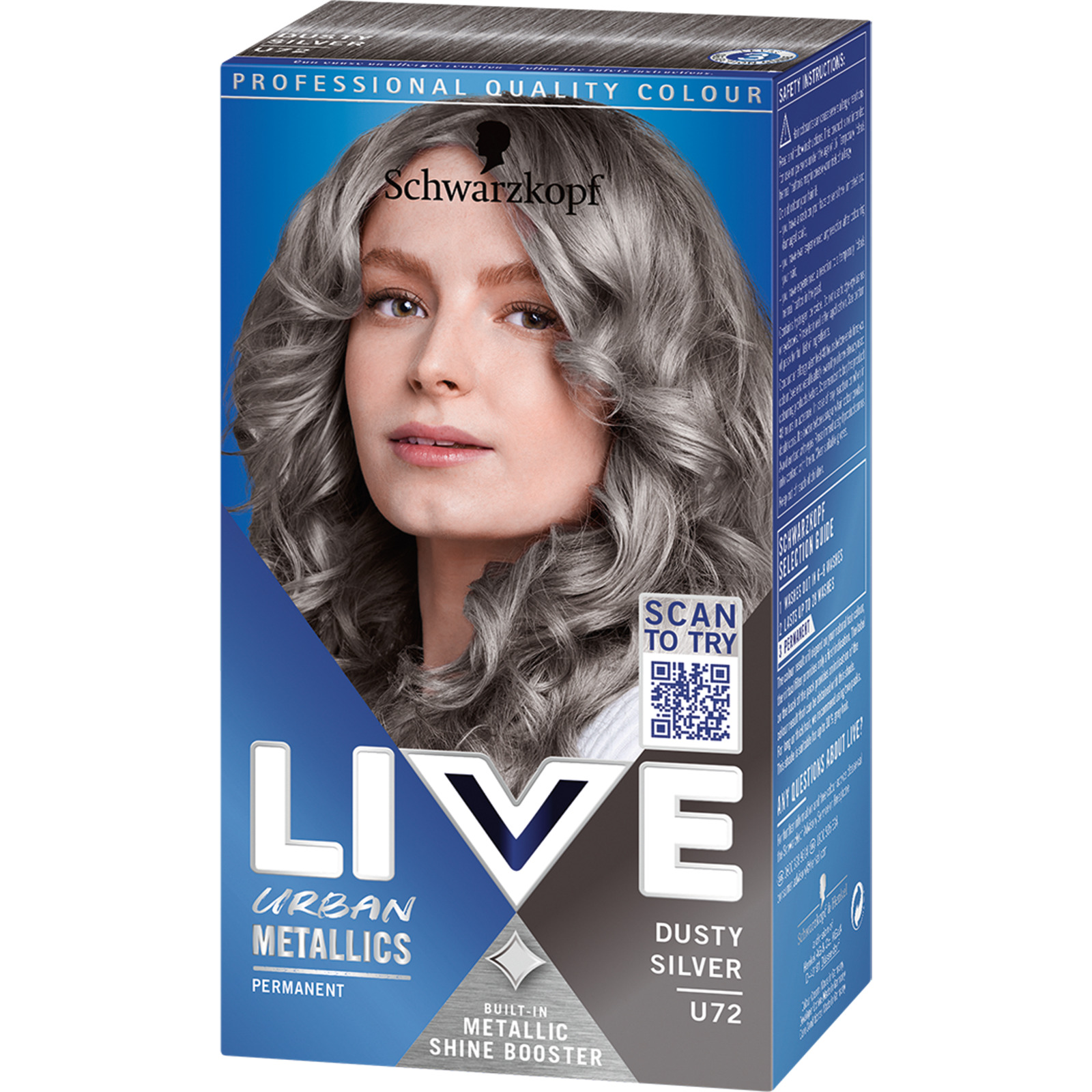 Schwarzkopf Live Urban Metallics Dusty Silver U72