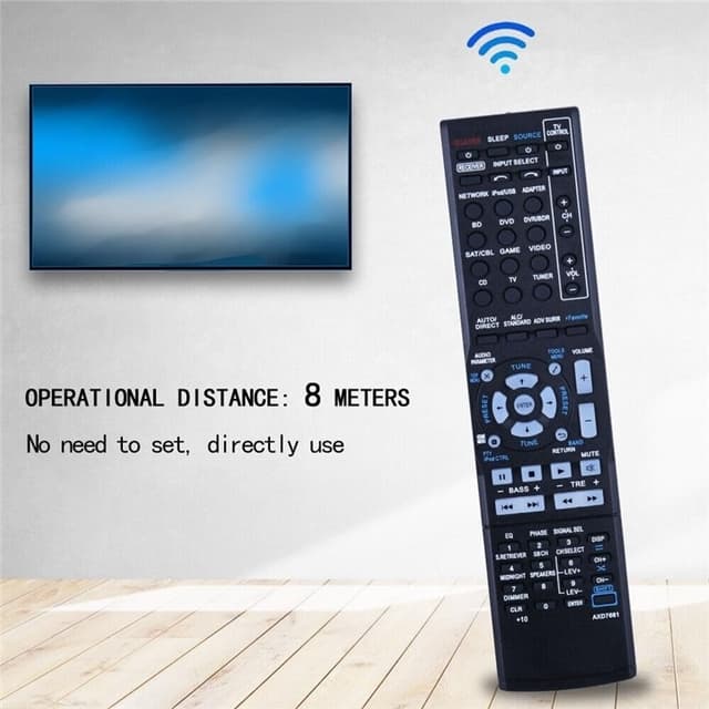 Fjernbetjening Udskiftning til AXD7661 til Pioneer AV-receiver stereo system