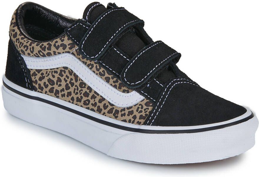 VANS Old Skool V sneakers zwart panterprint