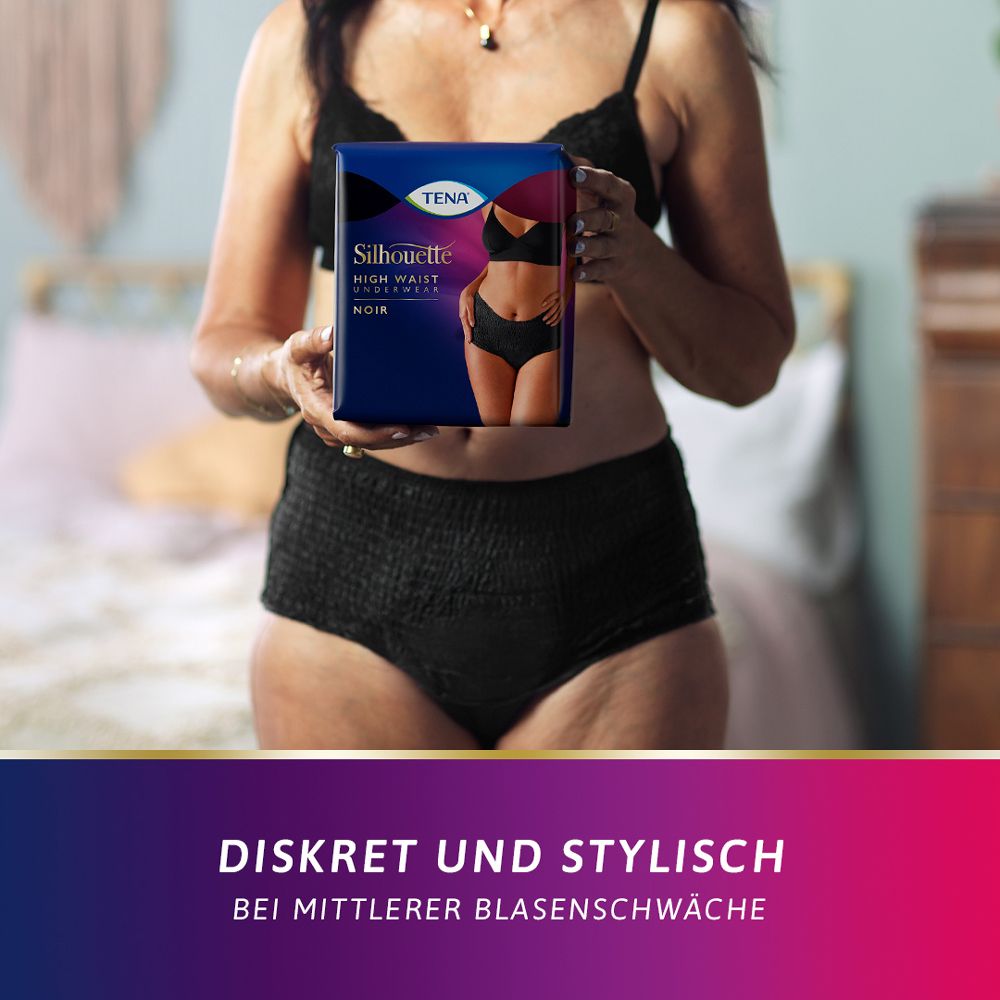TENA Silhouette Plus Noir M Inkontinenz Pants