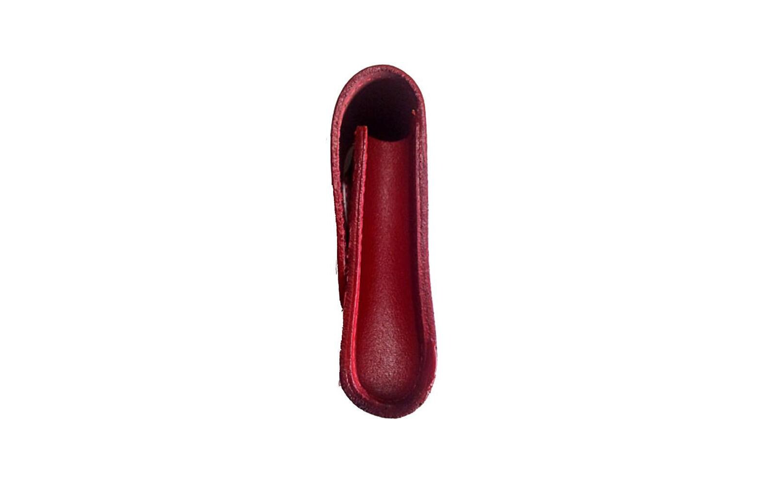 Gürteltasche Leder rotSackmesseretui, rot