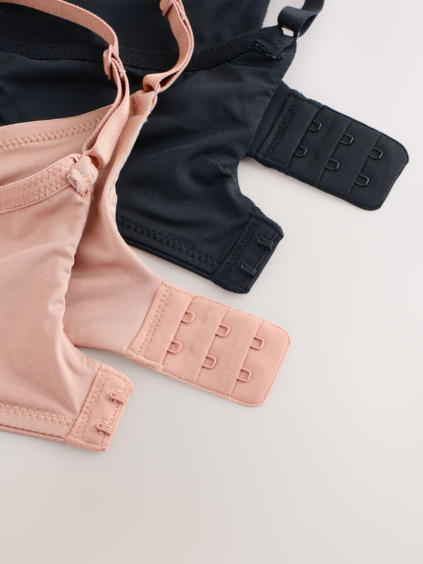 Zwart/huidskleurig - A-E Afvlakkende Ultimate Comfort Beha's 2 Verpakking