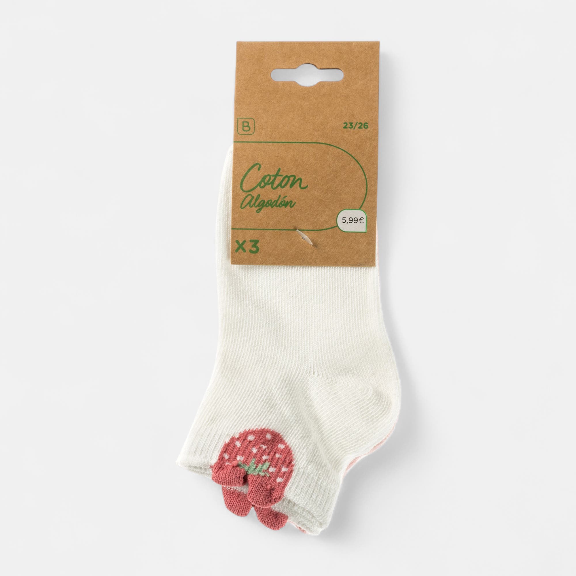 Chaussettes Enfant ecru