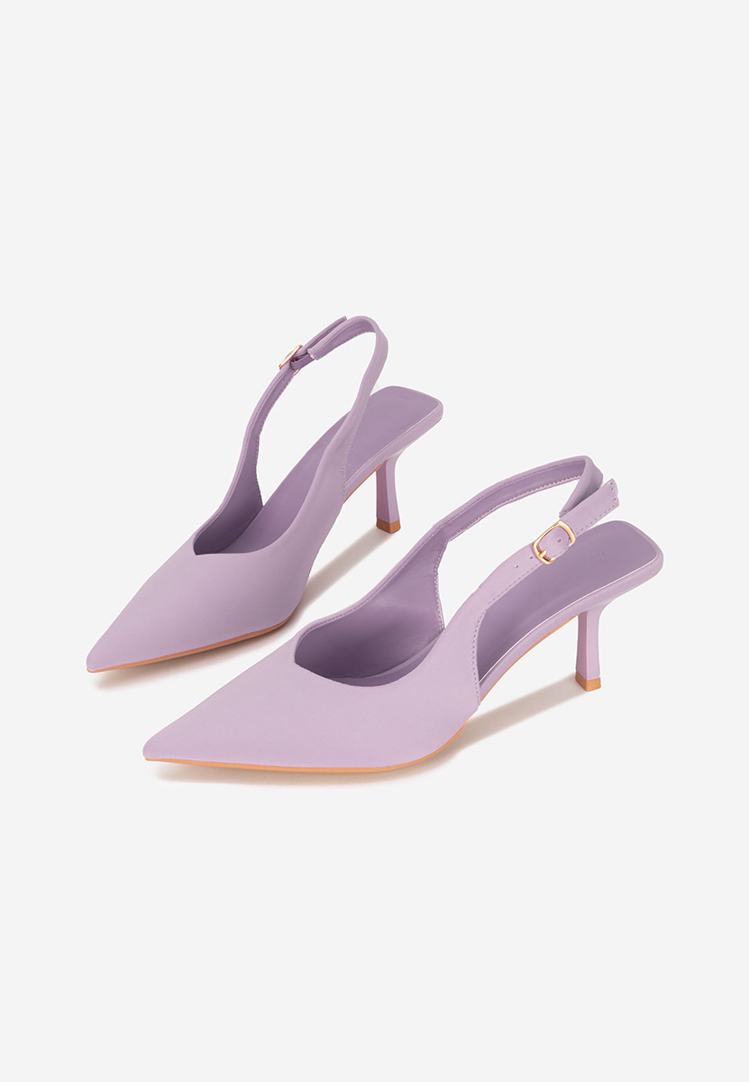 Chaussures slingback mauves Carisima