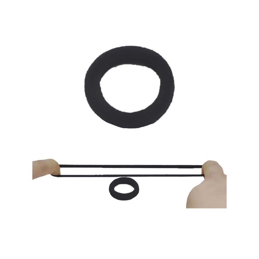 (100er Set) Elastische Haargummis Haarband ohne Metall Ø3cm - Diverse Farben