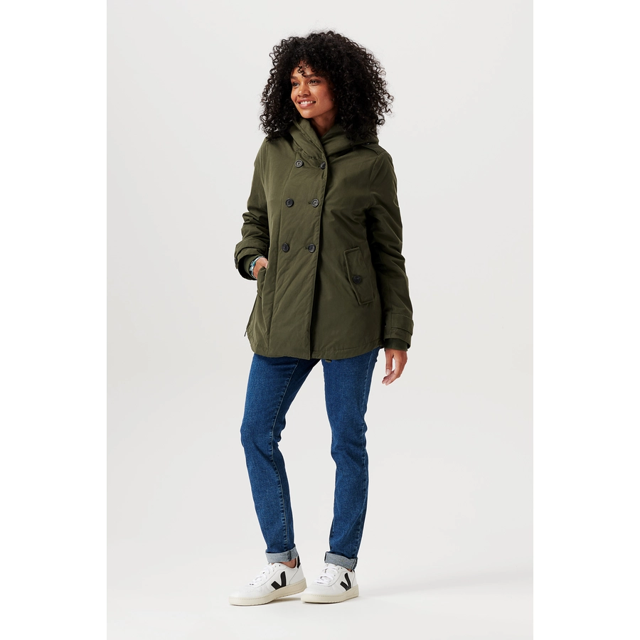Noppies Umstandsjacke Winter Abby 2-way Olive