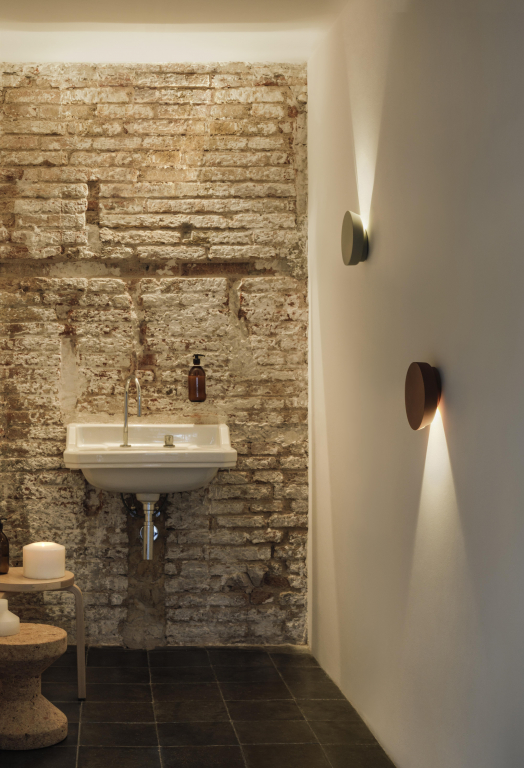 Vibia Dots 4670 wandlamp LED Ø17.5 Brown L1