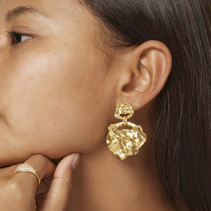 ENAMEL Copenhagen Earring, Windy Large 925s/gp/m