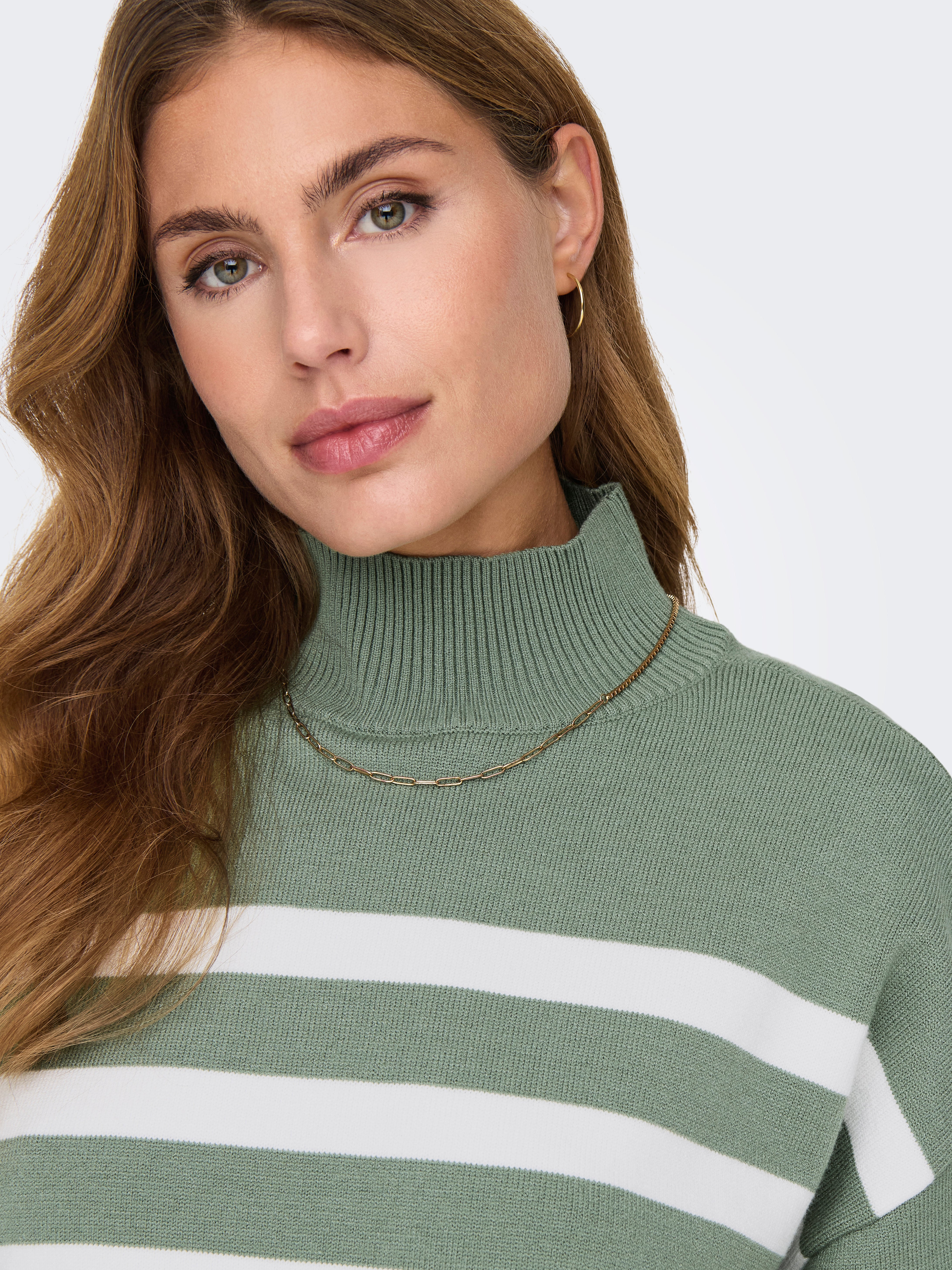 ONLBARIA Strickpullover Hedge Green