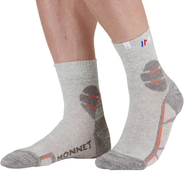 Chaussette randonnée MONNET TREK LIN MID OCHER GREY