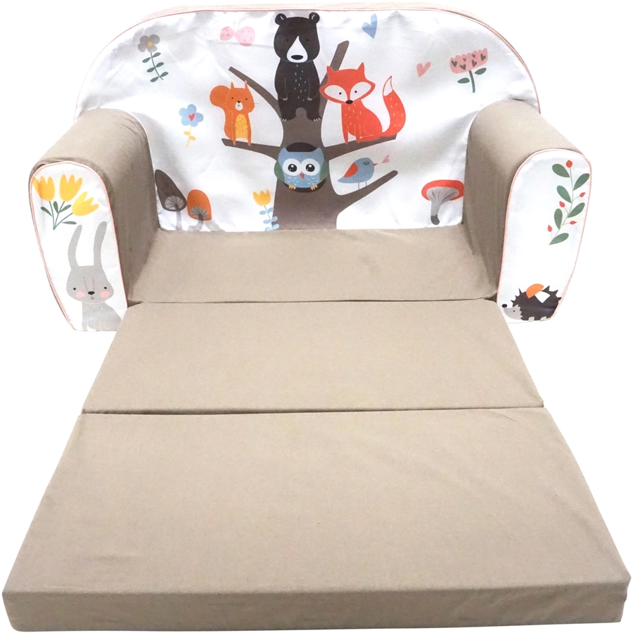knorr toys® Kindersofa Forest weiß