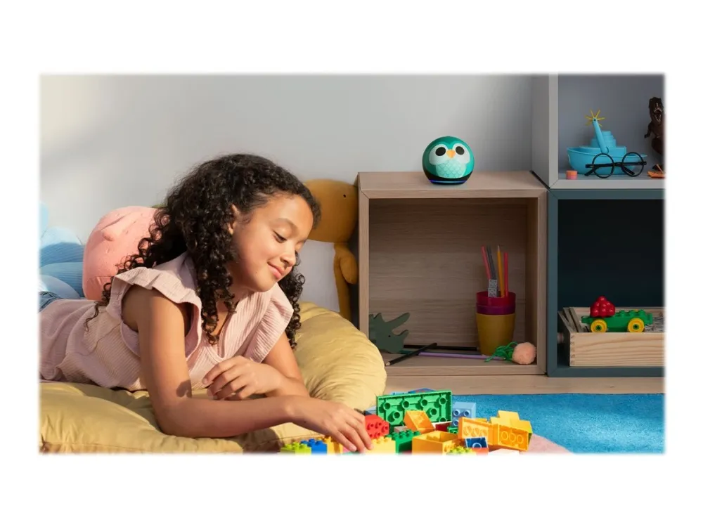 Amazon Echo Dot (5th Generation) Kids - Smart højttaler - Bluetooth, Wi-Fi - App-kontrolleret - ugle
