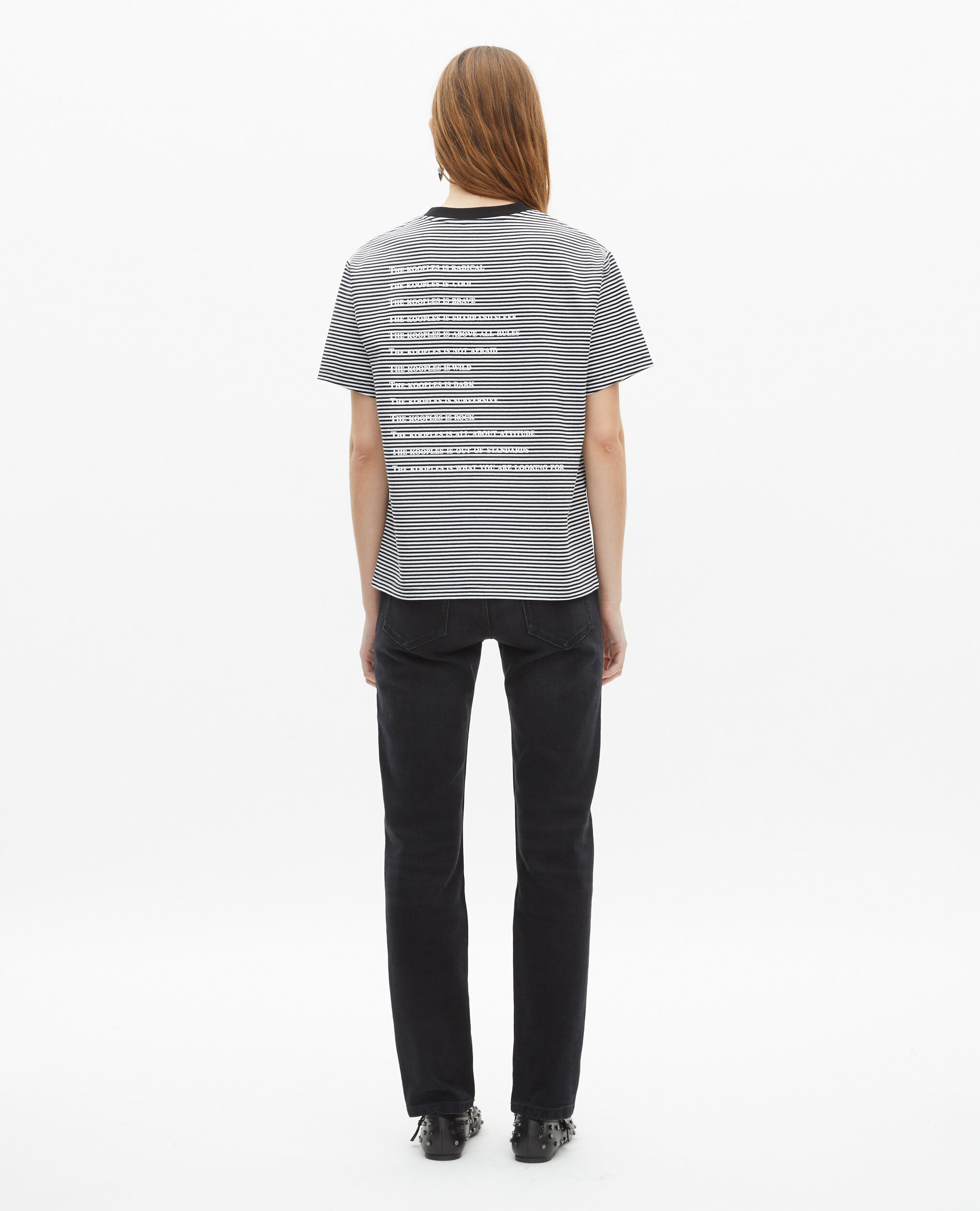 T-shirt What is à rayures écru