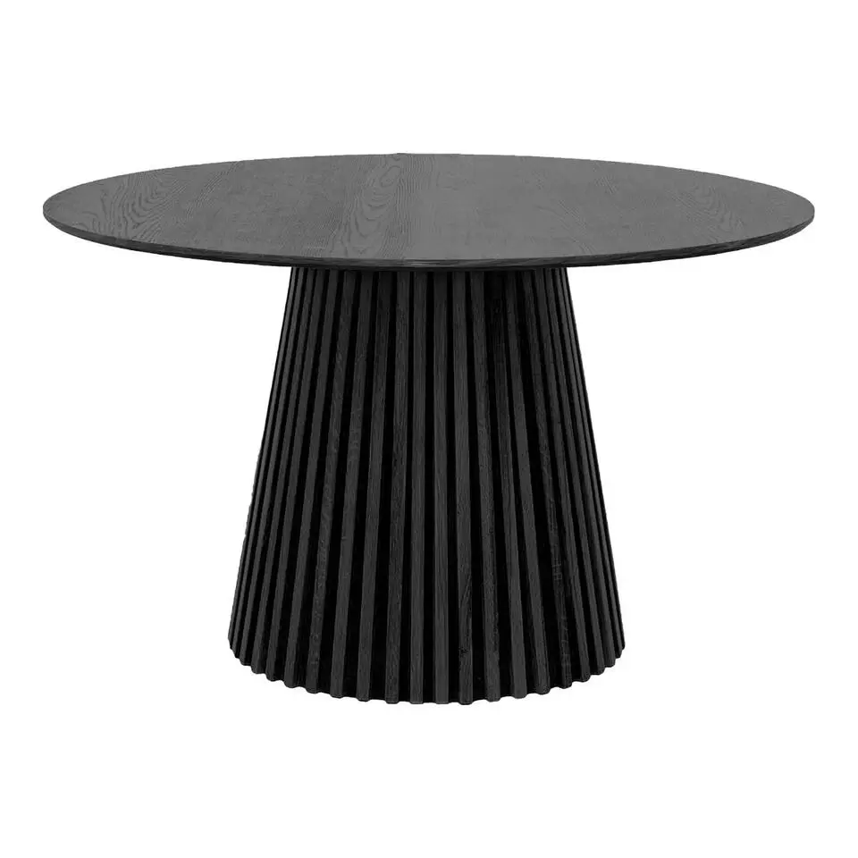 Hioshop Osaka eetkamertafel Ø120cm zwart