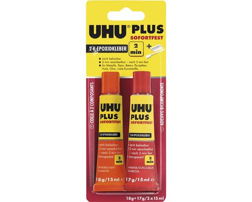 UHU 2-componentenlijm plus instantsterkte 35 g spuit