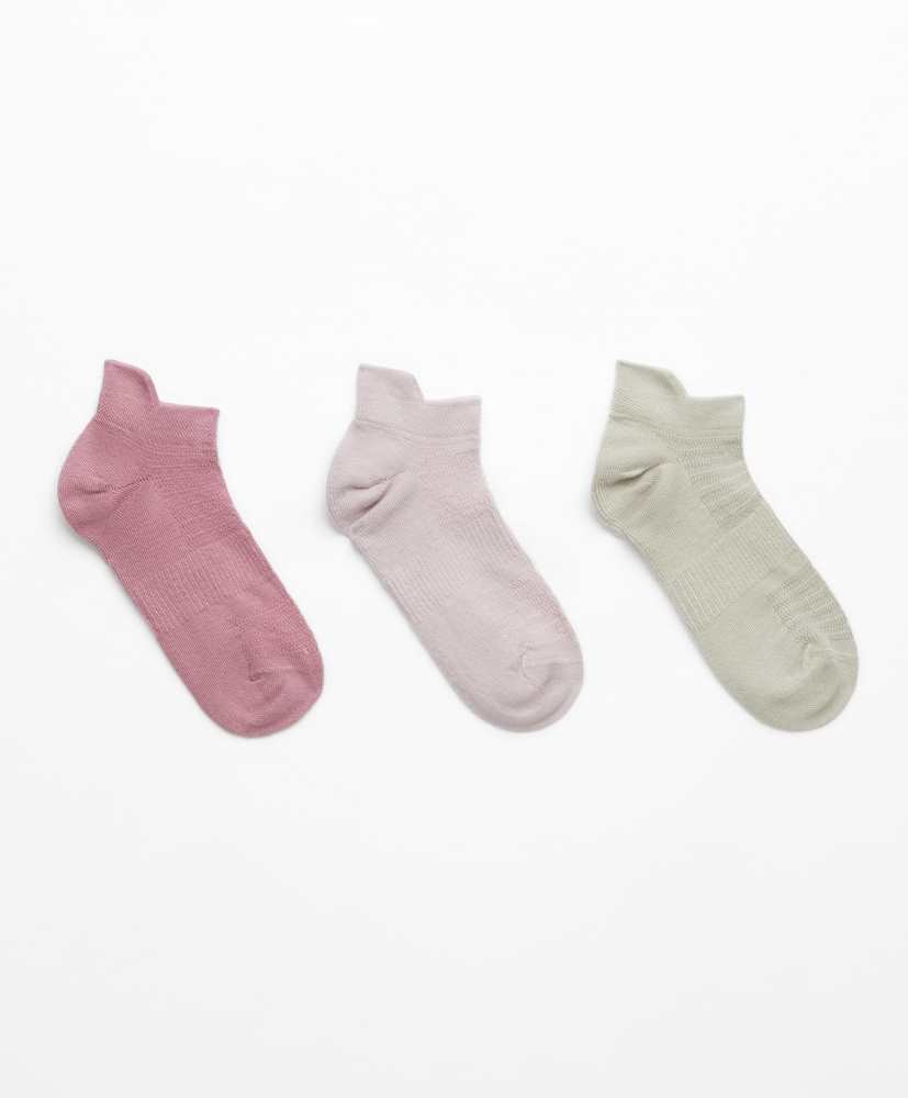 3 pares de meias de algodão para tênis esportivos