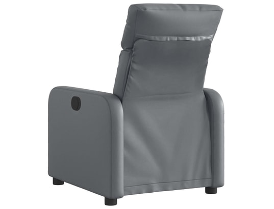 VIDAXL - Fauteuil inclinable électrique gris similicuir