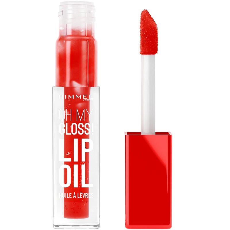 RIMMEL Oh My Gloss Lip Oil - 004 Vivid Red