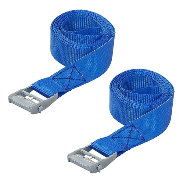 Bind stropp blå med snap-lock 2x 2,5 meter