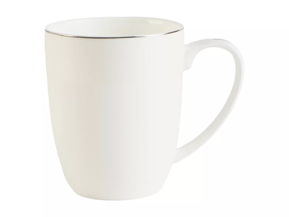 Tasse Bast blanc moyen 11 x 9 x 13