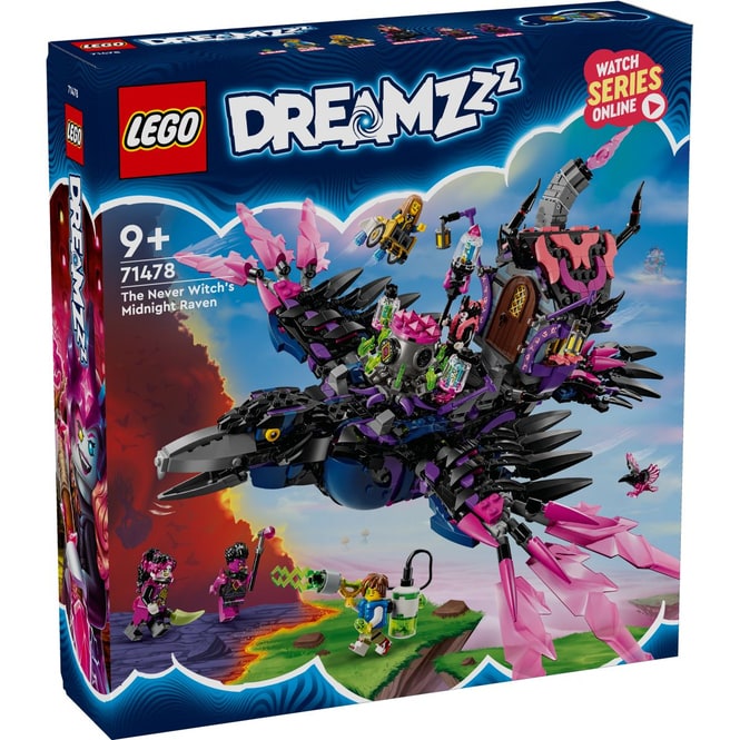 LEGO® DREAMZzz™ 71478 - Der Mitternachtsrabe der Nimmerhexe