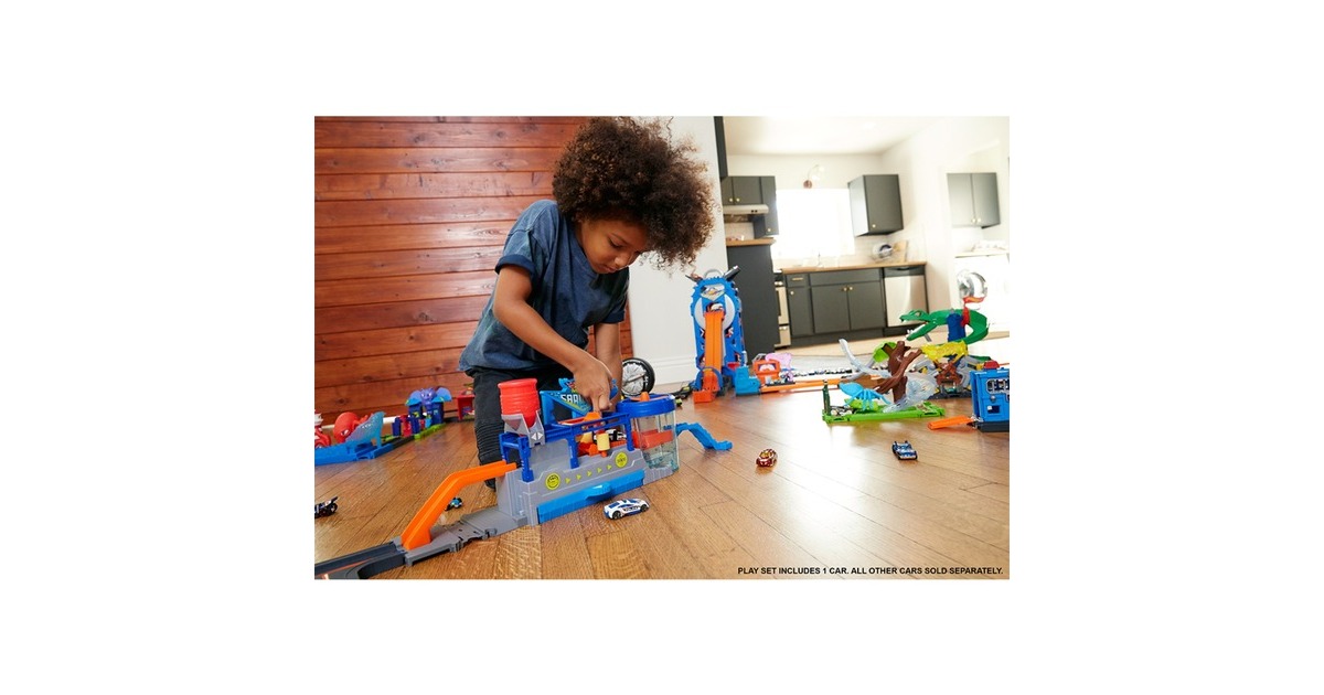 Hot WheelsCity - Mega Car Wash Speelset