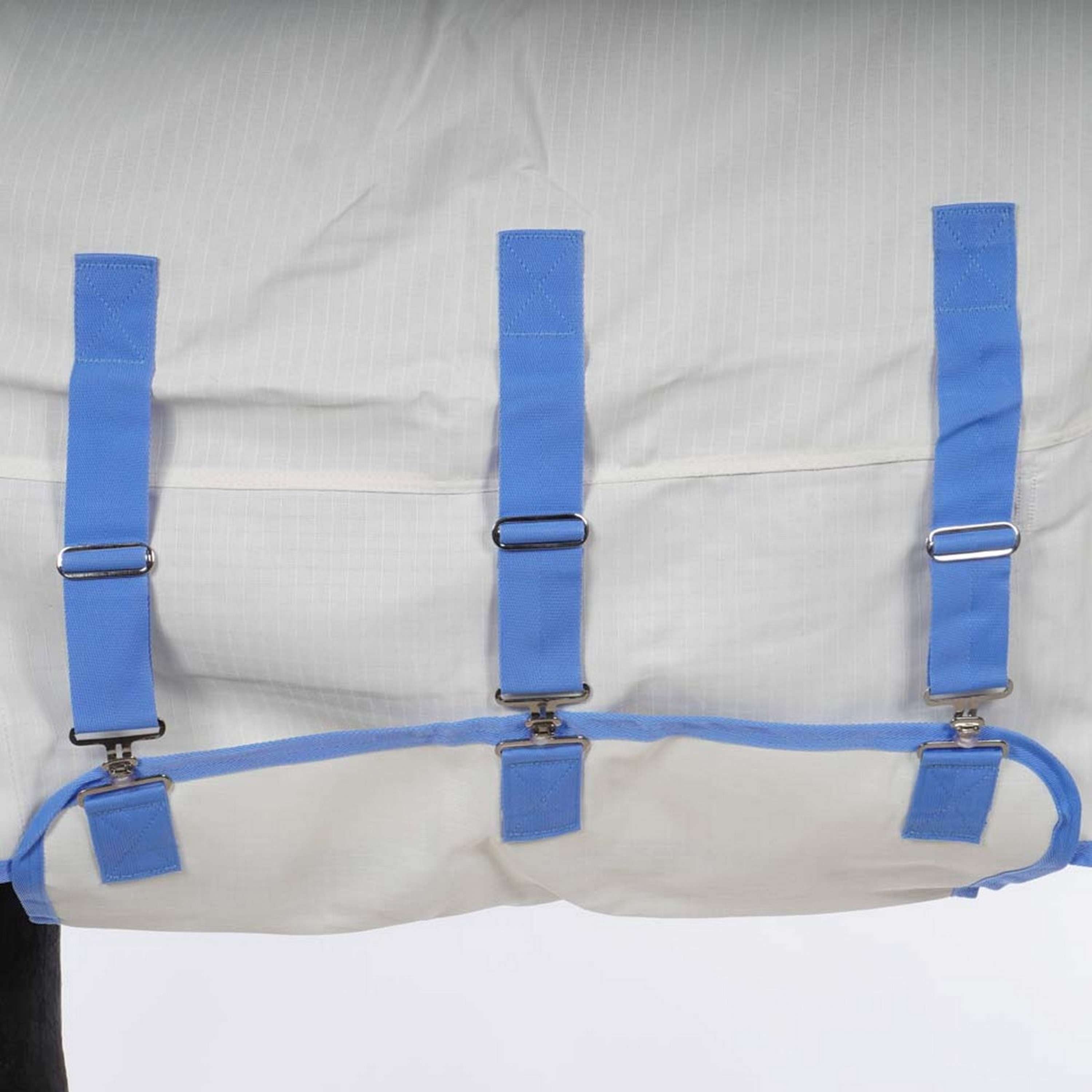 WeatherBeeta Eczeemdeken Sweet Itch Combo Neck Wit/Blauw