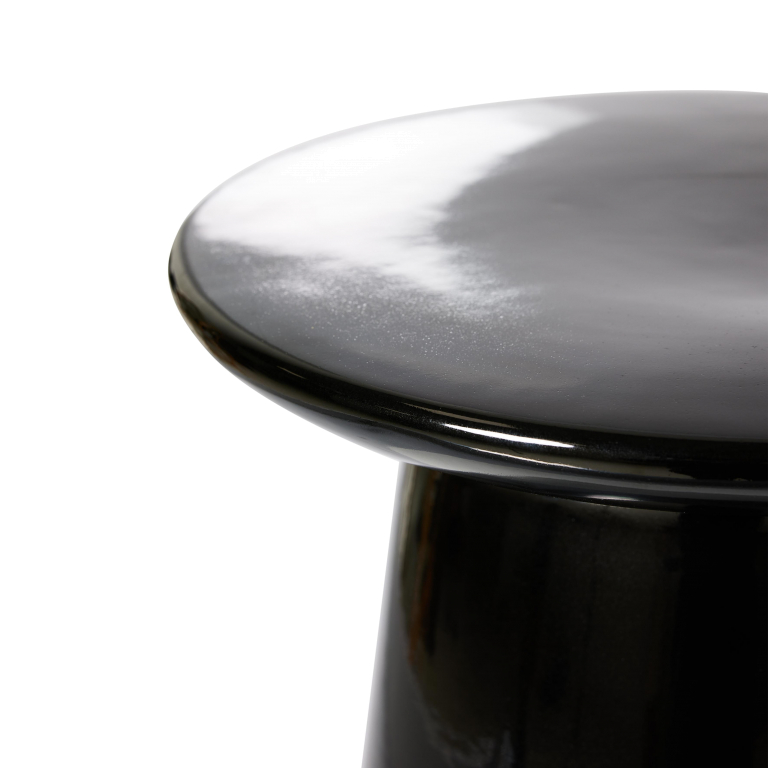 HKliving Earthenware bijzettafel Ø40 Cream
