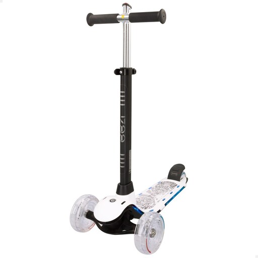 Patinete Eezi de 3 rodas com luzes multicoloridas personalizáveis