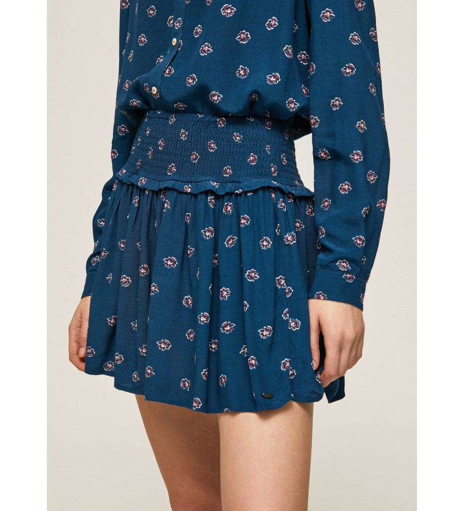 Saia Bruna Azul da Pepe Jeans