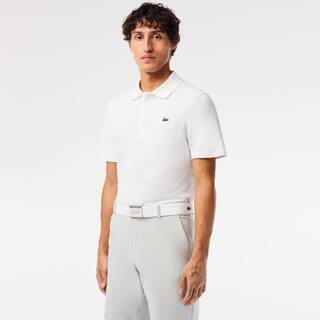 Ceinture sangle boucle gravée Lacoste Édition Made in France Ceintures - Blanc - Lacoste - Homme