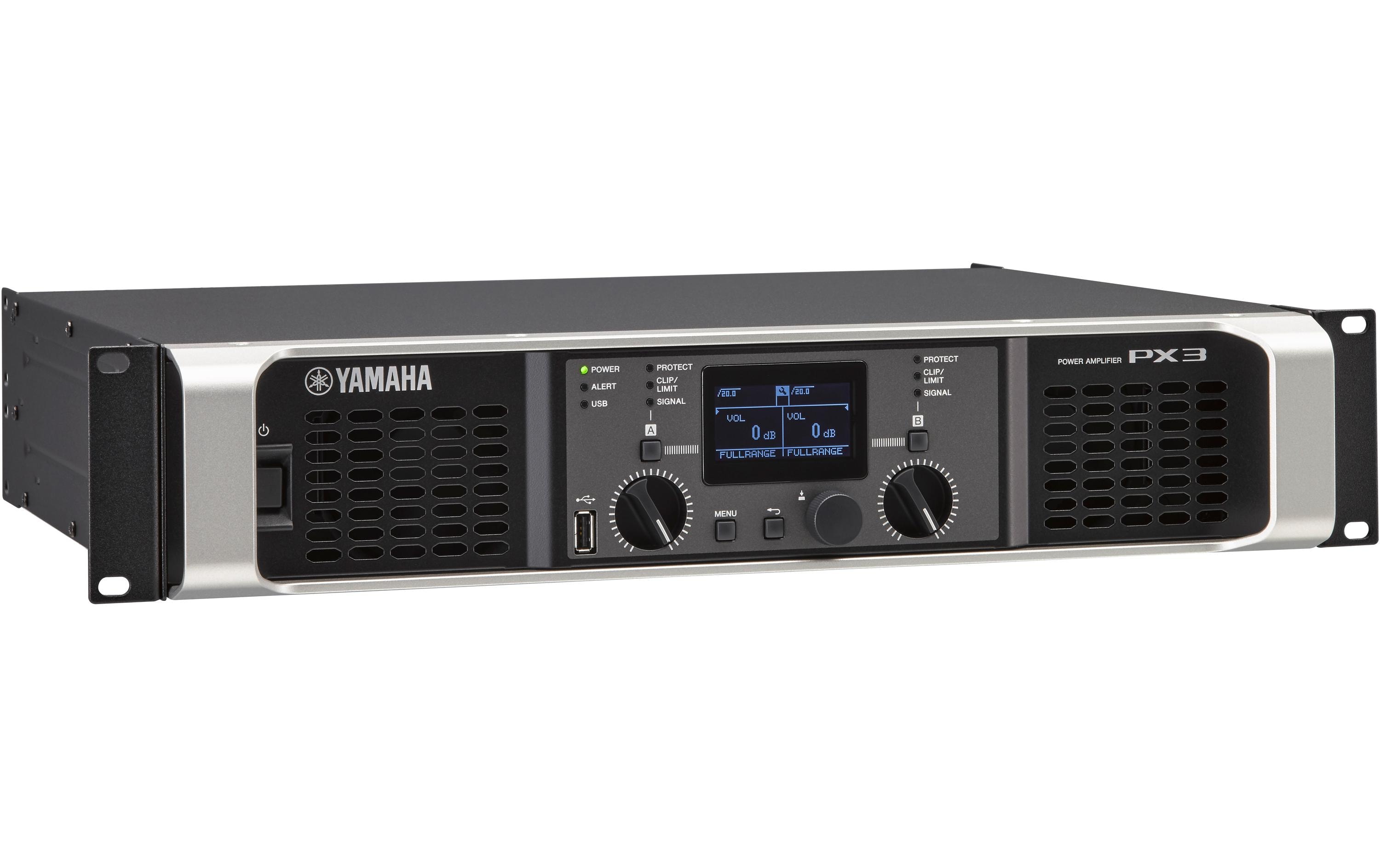 Endstufe PX 3 - 2x 500 W<br>Digitaler 2-Kanal-Leistungsverstärker für Live-Beschallung und Installation
