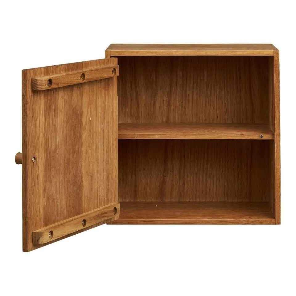 Hioshop Mina wandkast 1 deur eiken