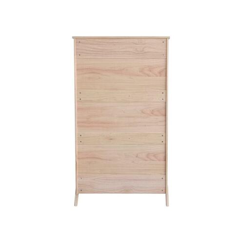 Armoire 1 porte MARELIA BOIS Naturel - THEO