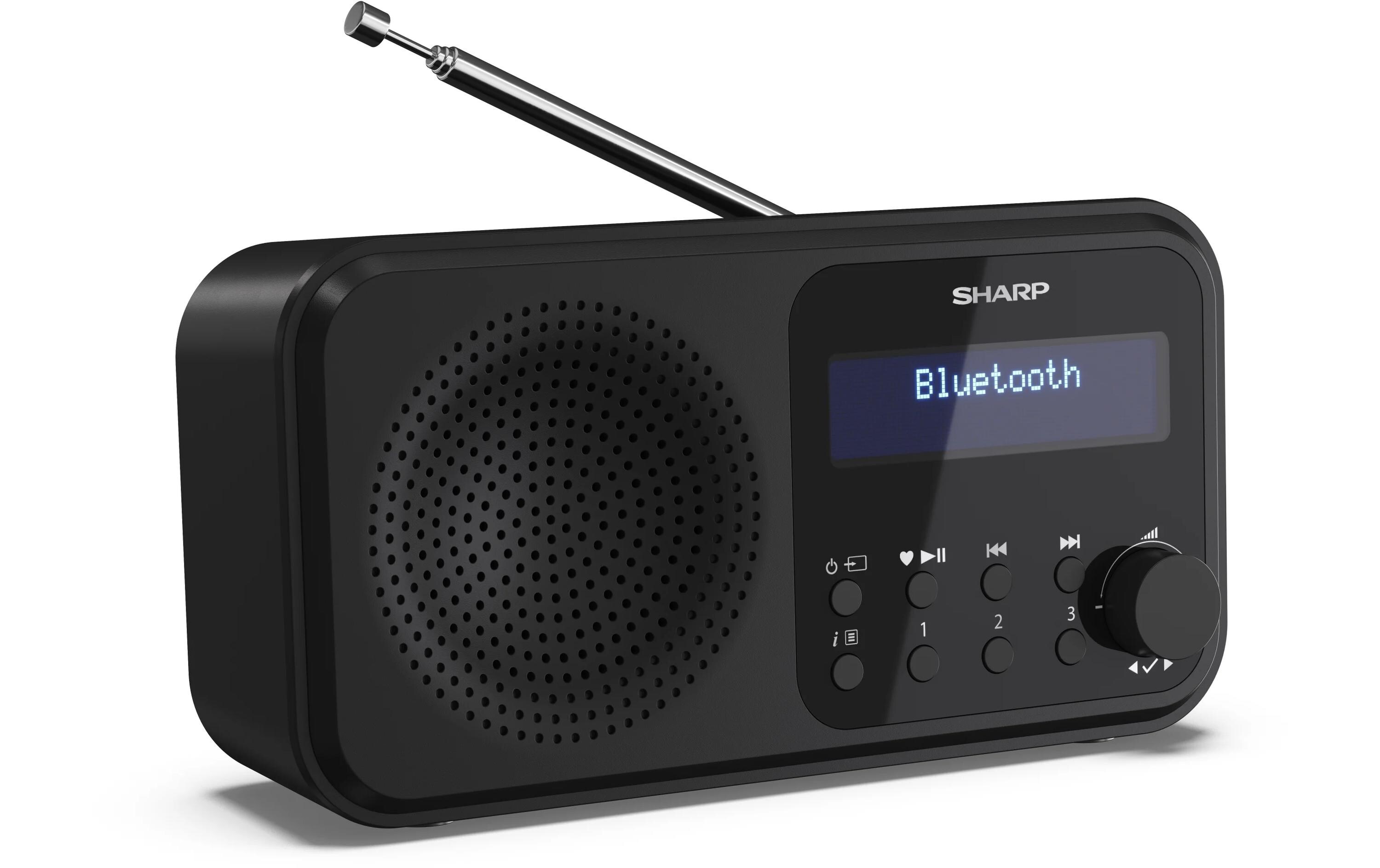 DAB+ Radio DR-P420 – SchwarzTragbares Digitalradio mit Bluetooth