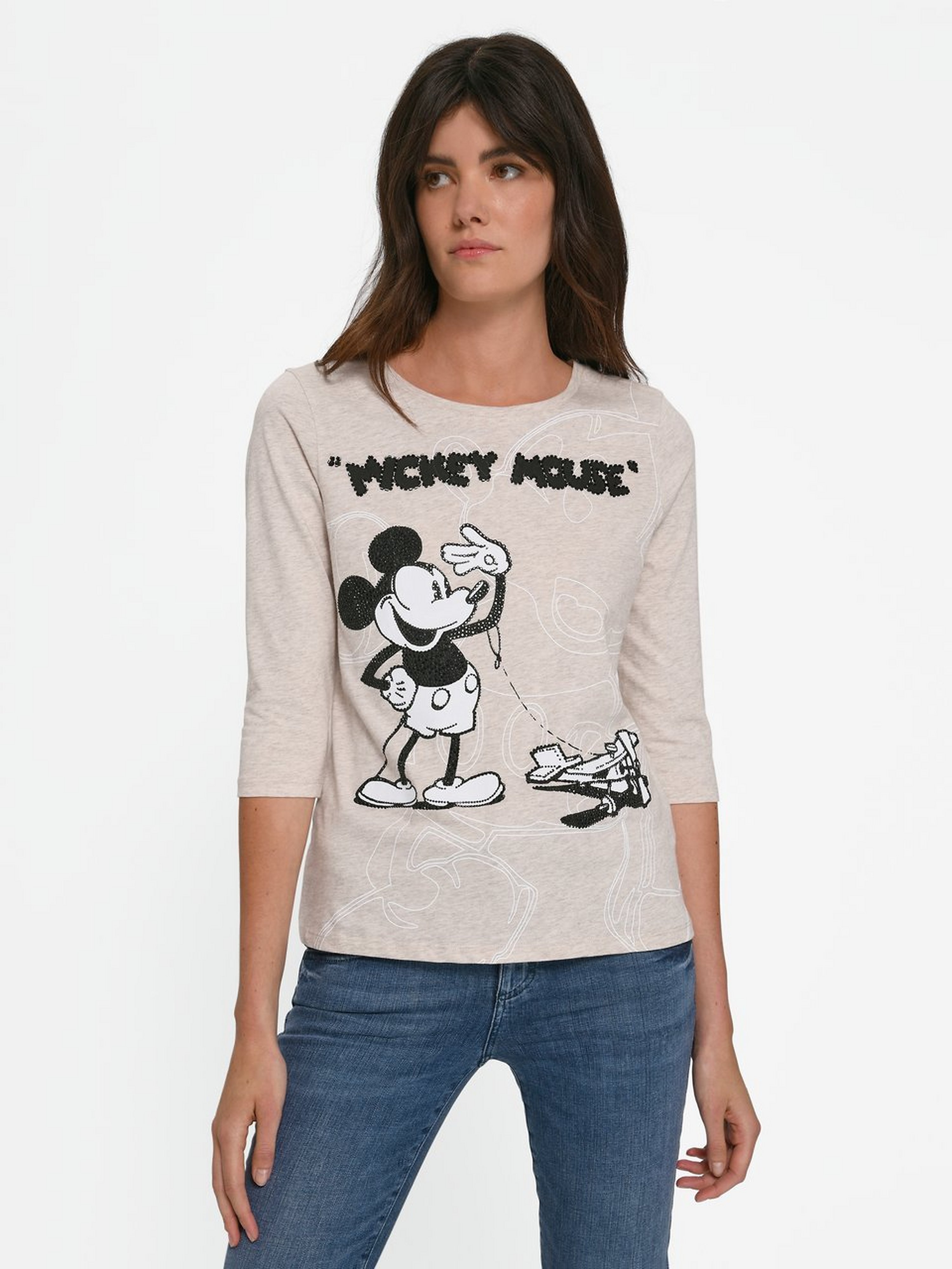 Rundhals-Shirt