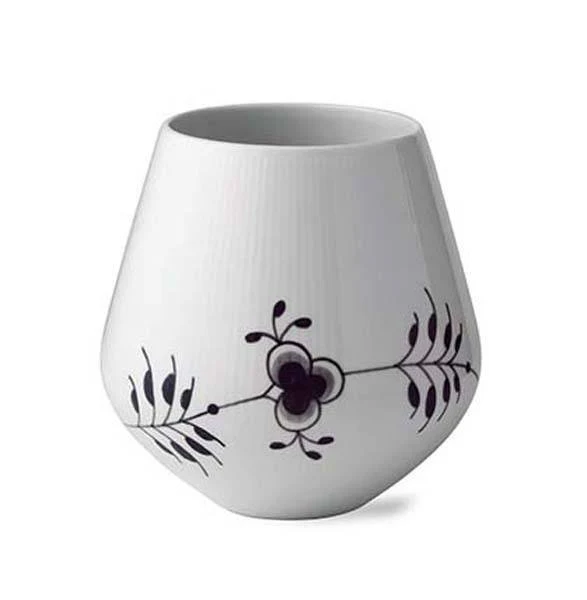 Royal Copenhagen  Sort Mega vase - 20,5 cm.