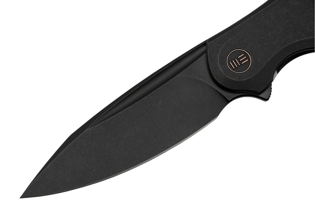 WE Knife Makani WE21048-1, Black Titanium, Black Stonewashed CPM 20CV zakmes
