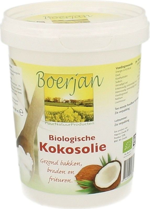 Boerjan - Kokosolie - 1000ML - Biologisch