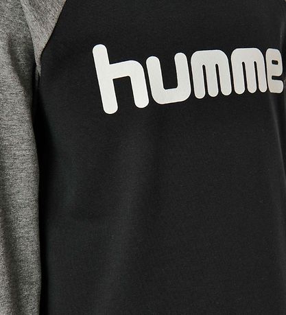 Hummel Pullover - hmlBoys - Schwarz/Graumeliert