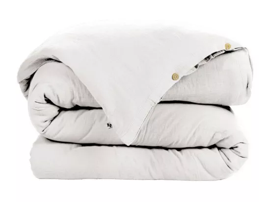 OUREA - Housse de Couette 160x210cm Gaze de Coton Chantilly