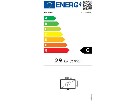 SAMSUNG - Ecran 27 pouces Full HD C27F396FH incurvé