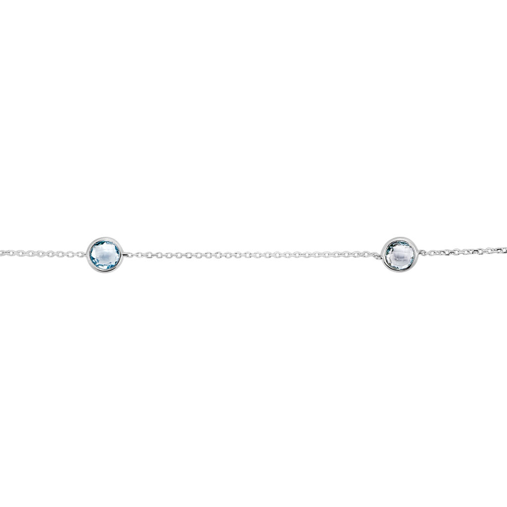 Bracelet Dennis Or Blanc Topaze