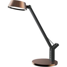 Lampe de bureau à LED Glow, pied, cuivre