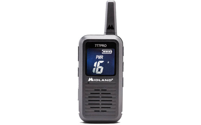 Midland 777 Pro PMR446 Sprechfunkgeräte 2 Stück inkl. Akkus und Ladegerät