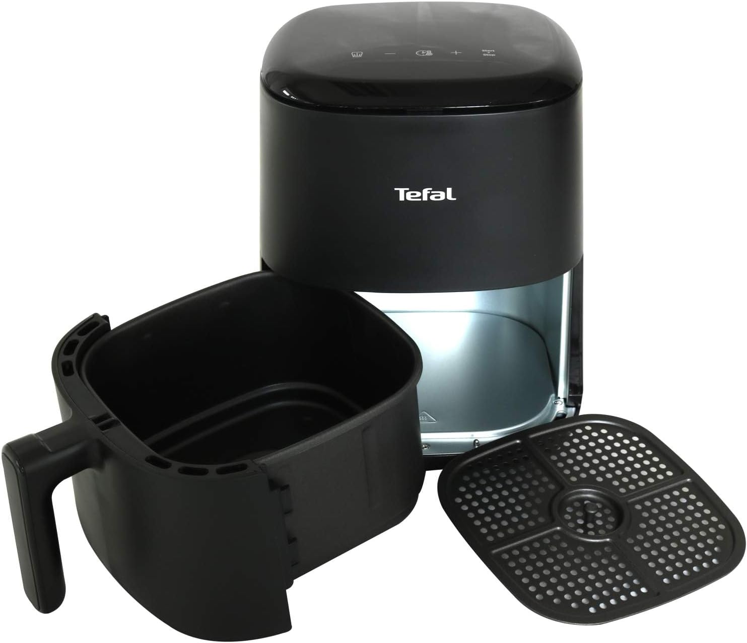 Tefal Easy Fry Compact 3L Heißluftfritteuse, 1 bis 4 Personen, Air Fryer, Friteuse ohne Öl, gesunde und knusprige Rezepte, spart Zeit und Energie, Touchdisplay, 10 automatische Garprogramme, EY1458